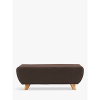 G Plan Vintage The Sixty Seven Leather Footstool - Capri Leather Chocolate