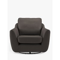 G Plan Vintage The Sixty Seven Leather Swivel Chair - Capri Leather Black