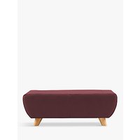 G Plan Vintage The Sixty Seven Leather Footstool - Capri Leather Claret