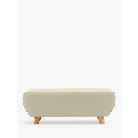 G Plan Vintage The Sixty Seven Leather Footstool - Capri Leather Chalk