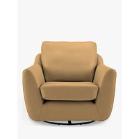 G Plan Vintage The Sixty Seven Leather Swivel Chair - Capri Leather Sand
