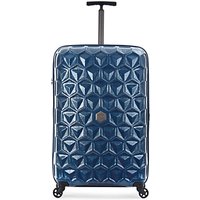 Antler Atom 4-Wheel 74cm Suitcase - Blue