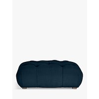 Dollop Footstool By Loaf At John Lewis - Brushed Cotton Navy