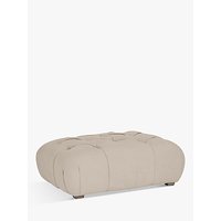Dollop Footstool By Loaf At John Lewis - Brushed Cotton Buff