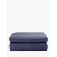 Floppy Jo Footstool By Loaf At John Lewis - Brushed Cotton Navy
