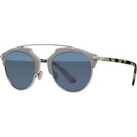 Christian Dior Diorsoreal Round Sunglasses - Tortoise/Blue