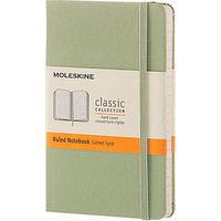 Moleskine Classic Collection Pocket Ruled Notebook - Willow Green