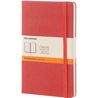 Moleskine Large Hardcover Ruled Notebook - Orange