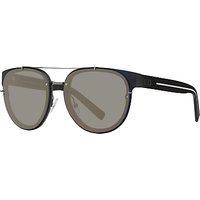 Christian Dior Blacktie143S Round Sunglasses - Matte Black/Grey