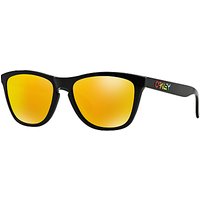 Oakley OO9013 Frogskins Square Sunglasses - Black/Yellow