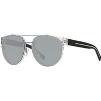 Christian Dior Blacktie143S Round Sunglasses - Black/Clear