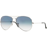Ray-Ban RB3025 Original Aviator Sunglasses - Silver/Blue Gradient