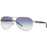 Ralph RA4004 Aviator Sunglasses - Silver/Purple Gradient