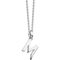 Kit Heath Sterling Silver Initial Pendant Necklace - M