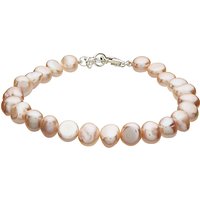 Claudia Bradby Simple Pearl Bracelet - Pink