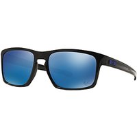 Oakley OO9262 Sliver Rectangular Sunglasses - Black/Blue Mirror