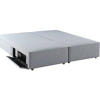 Hypnos Firm Edge 4 Drawer Divan Storage Bed With Laptop Safe, Super King Size - Linoso Sky