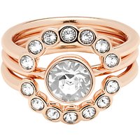Ted Baker Cadyna Concentric Crystal Ring - Rose Gold/Clear