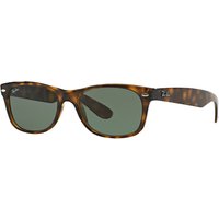 Ray-Ban RB2132 New Wayfarer Sunglasses - Tortoise/Dark Green