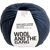 Wool And The Gang Shiny Happy Aran Yarn, 100g - Eagle Grey