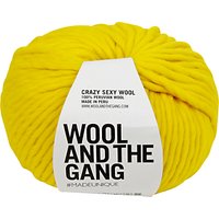 Wool And The Gang Crazy Sexy Super Chunky Yarn, 200g - Big Bird Yellow