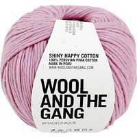 Wool And The Gang Shiny Happy Aran Yarn, 100g - Pink Lemonade