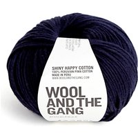 Wool And The Gang Shiny Happy Aran Yarn, 100g - Midnight Blue