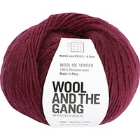 Wool And The Gang Wool Me Tender Chunky Yarn, 100g - Margaux Red