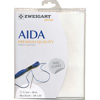 Zweigart Aida 18ct Embroidery Fabric - Off White