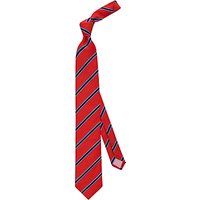 Thomas Pink Sudbury Stripe Silk Tie - Orange/Navy