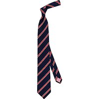 Thomas Pink Sudbury Stripe Silk Tie - Navy/Red