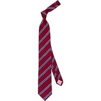 Thomas Pink Sudbury Stripe Silk Tie - Red/Navy