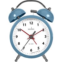 Acctim Zeno Twinbell London Alarm Clock - Ocean Blue