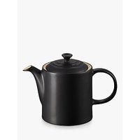 Le Creuset Stoneware Grand Teapot 1.3L - Satin Black