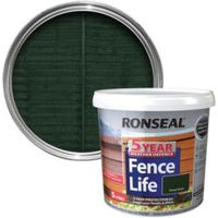 Ronseal Forest Green Matt Shed & Fence Stain 5L - 5010214865789