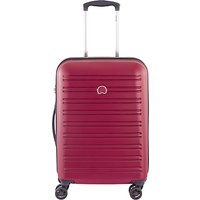 Delsey Segur 4 Wheel 55cm Cabin Suitcase - Red