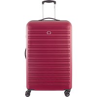 Delsey Segur 4 Wheel 78cm Large Suitcase - Red