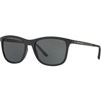 Giorgio Armani AR8087 Square Sunglasses - Matte Black/Grey