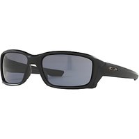 Oakley OO9331 Straightlink Rectangular Sunglasses - Matte Black/Grey