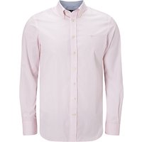 Hackett London Classic Fine Stripe Shirt - White/Pink