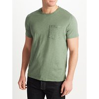 JOHN LEWIS & Co. Vintage Slub Pocket T-Shirt - Green