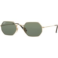 Ray-Ban RB3556N Heptagonal Sunglasses - Gold/Grey