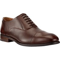 John Lewis Goodwin Oxford Leather Lace-Up Shoes - Conker