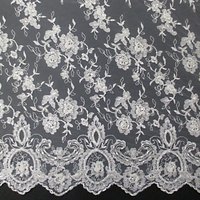 Carrington Fabrics Sienna Bridal Lace Fabric - White