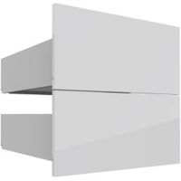 Darwin Modular White External Drawers (W) 500mm (D) 514mm Pack Of 2 - 3663602000969