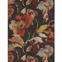 Jane Churchill Beatrice Wallpaper - Charcoal / Copper J162W-05