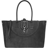Hill And Friends Lucky Leather Tote Bag - Mouse Grey