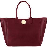 Hill And Friends Happy Leather Tote Bag - Oxblood