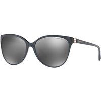 Tiffany & Co TF4089B Cat's Eye Sunglasses - Matte Grey/Mirror Silver