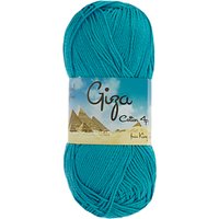 King Cole Giza Cotton 4 Ply Yarn, 50g - Turquoise